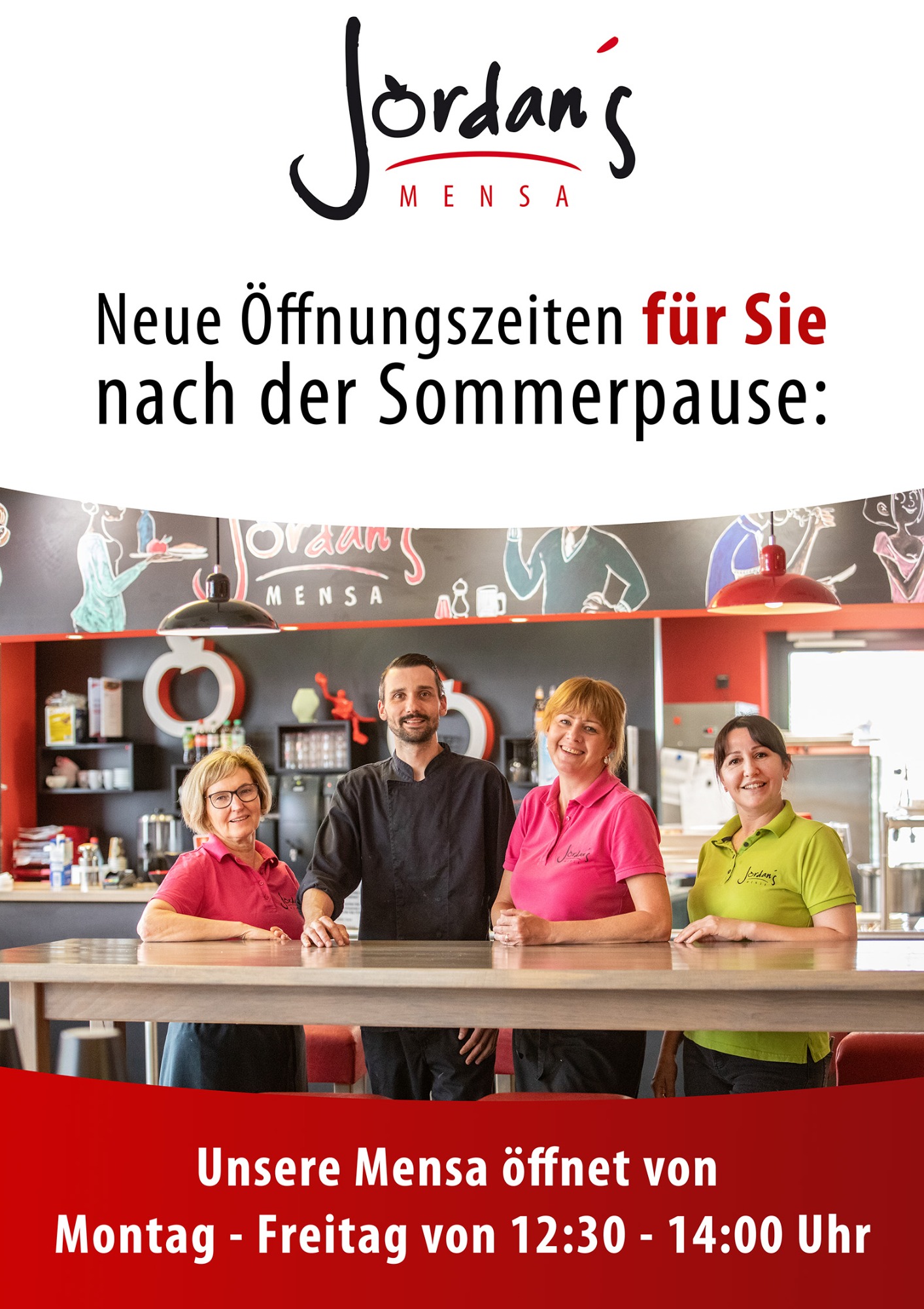 Öffnung Mensa