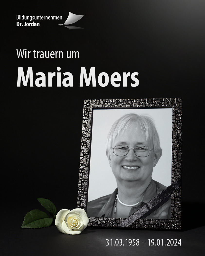 Todesanzeige Maria Moers