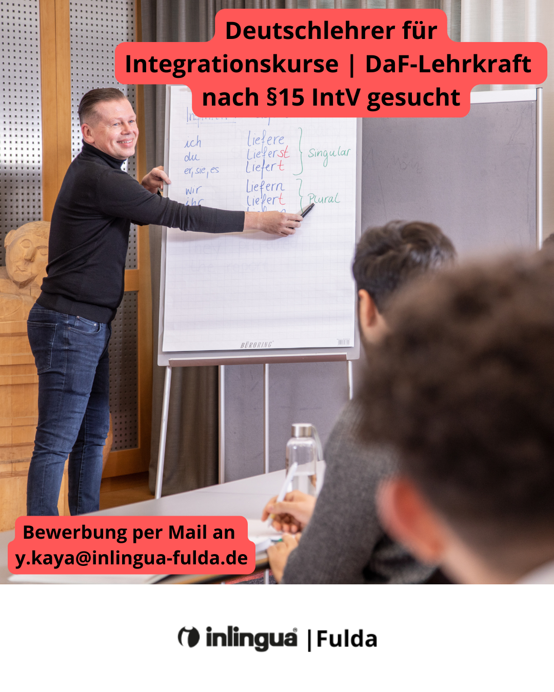 Deutschlehrkraft (DaF) für Integrationskurse